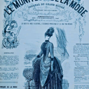 mode LE MONITEUR DE LA MODE journal du grand monde 1885-1886