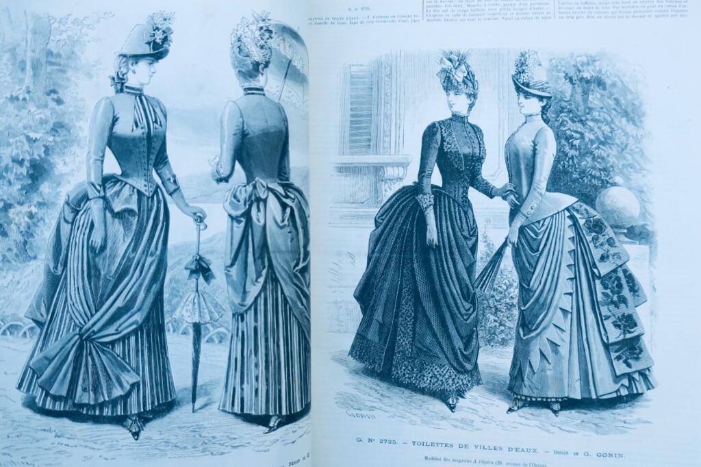 mode LE MONITEUR DE LA MODE journal du grand monde 1885-1886