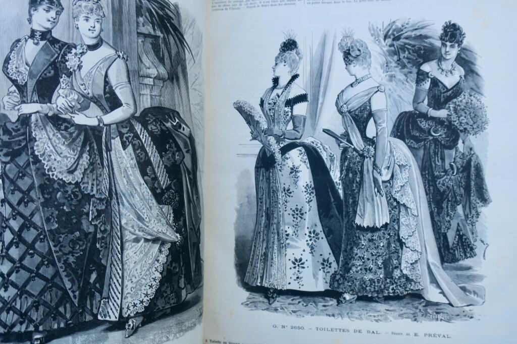 mode LE MONITEUR DE LA MODE journal du grand monde 1885-1886
