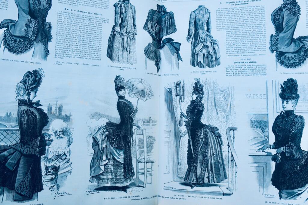 mode LE MONITEUR DE LA MODE journal du grand monde 1885-1886