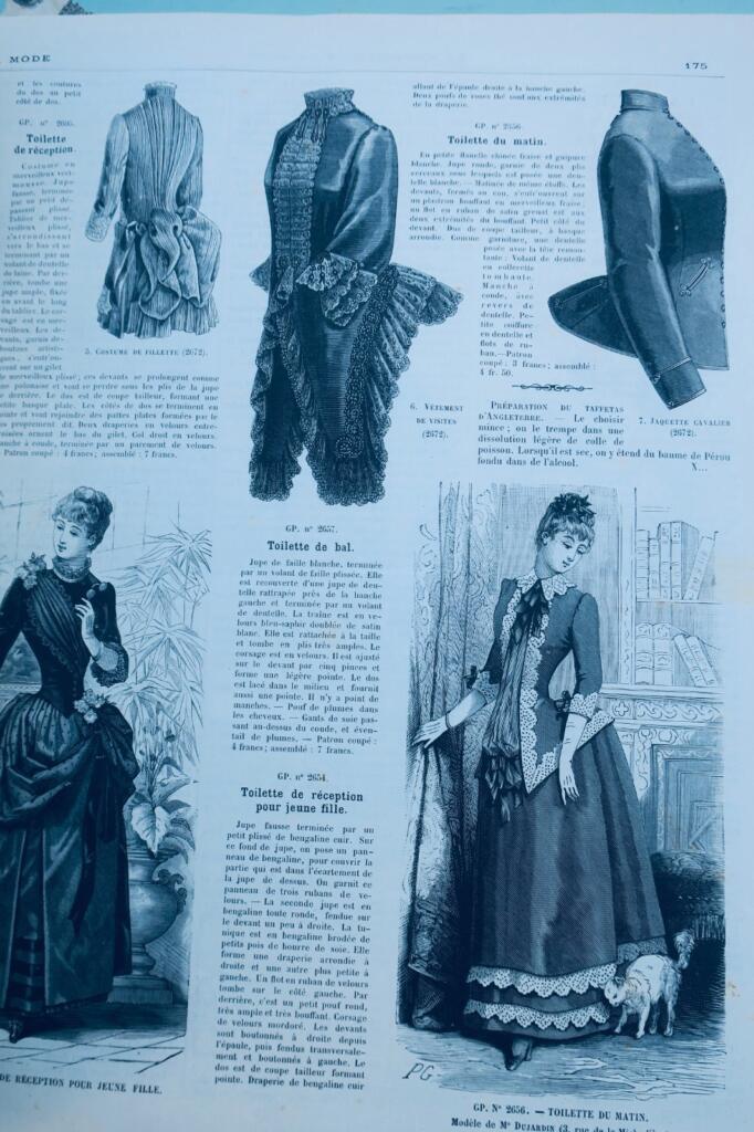 mode LE MONITEUR DE LA MODE journal du grand monde 1885-1886