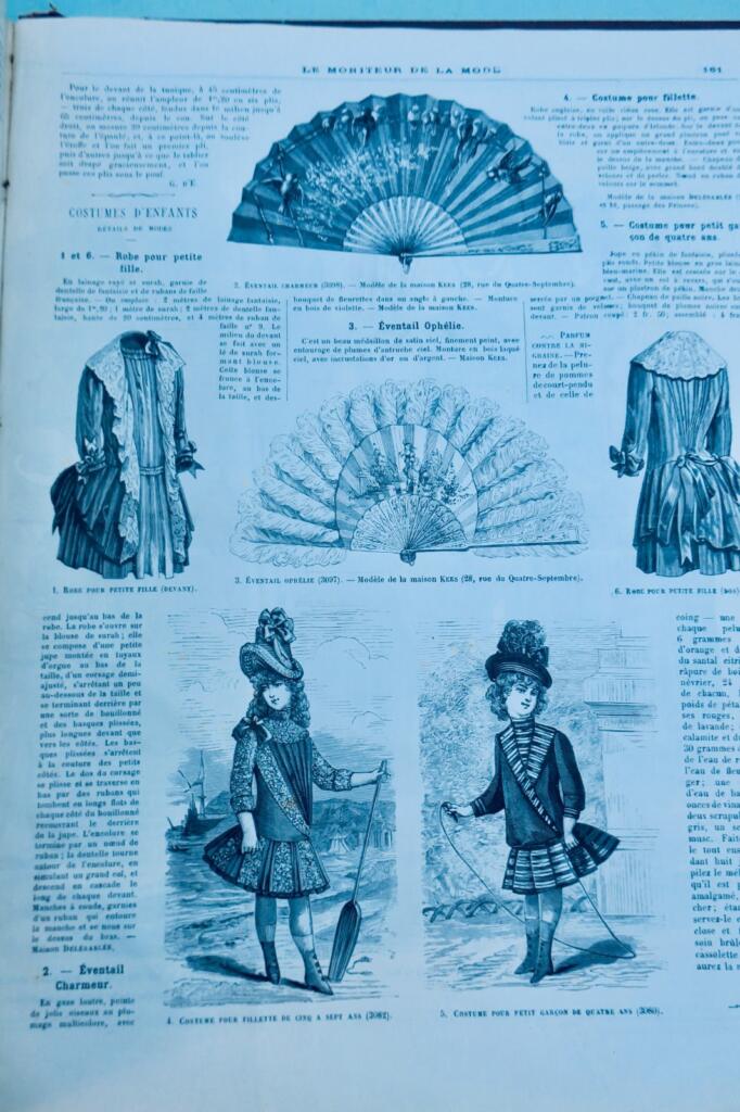 mode LE MONITEUR DE LA MODE journal du grand monde 1885-1886