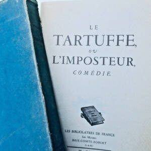 Molière, *Le Tartuffe, ou l'imposteur*, comedy, 1734