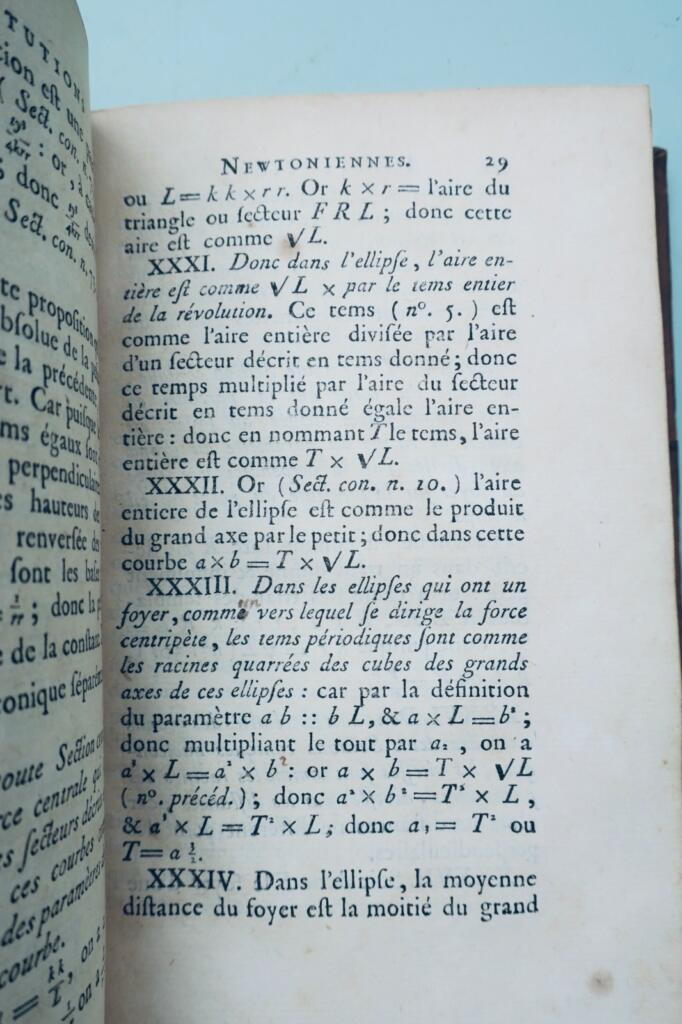 Sigorgne. 牛顿《牛顿学说》西戈涅著 1769年
