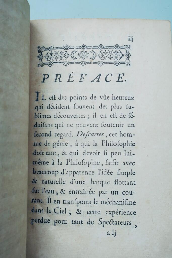 Sigorgne. 牛顿《牛顿学说》西戈涅著 1769年