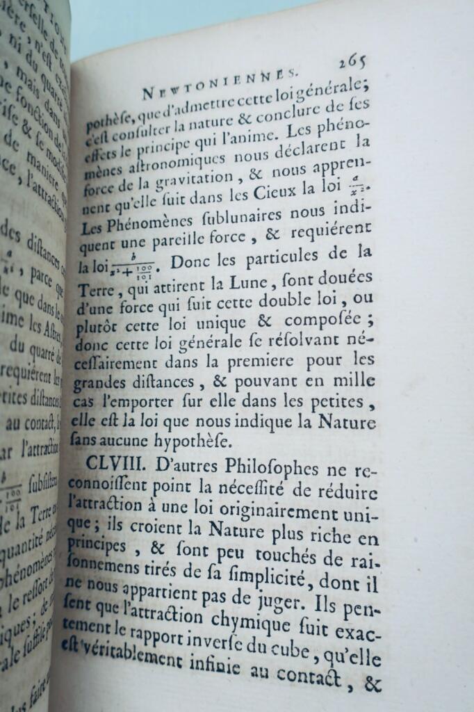 Sigorgne. 牛顿《牛顿学说》西戈涅著 1769年