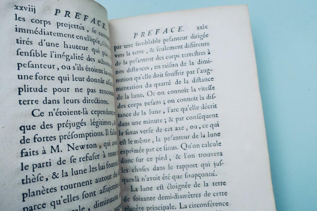 Sigorgne. 牛顿《牛顿学说》西戈涅著 1769年
