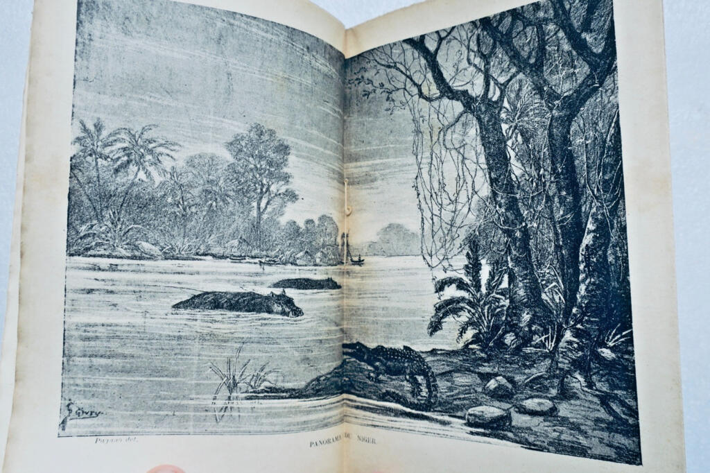 niger AU BAS NIGER / EXPLORATIONS AFRICAINES 1886