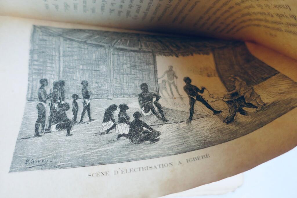 niger AU BAS NIGER / EXPLORATIONS AFRICAINES 1886