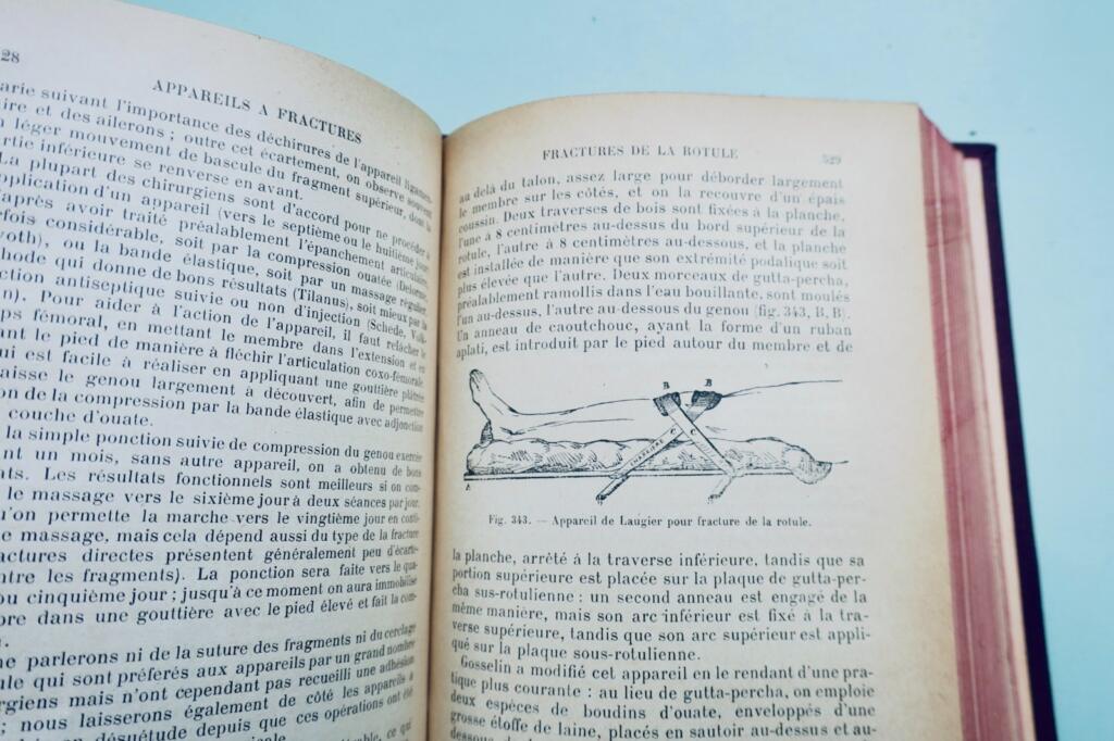 邦萨德·沙瓦斯《小外科要素：绷带、绷带法》1915年版