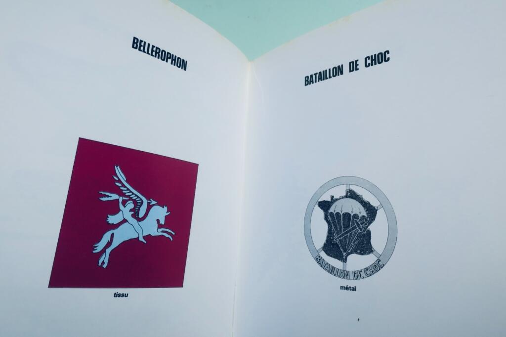 Malcros. para TAP Insignes des Troupes aéroportées françaises
