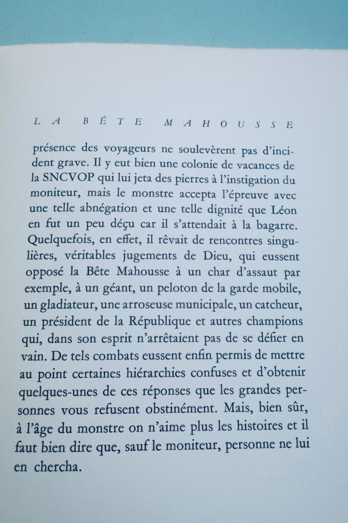 PERRET Jacques, La Bête Mahousse – Illustrations by Beuville