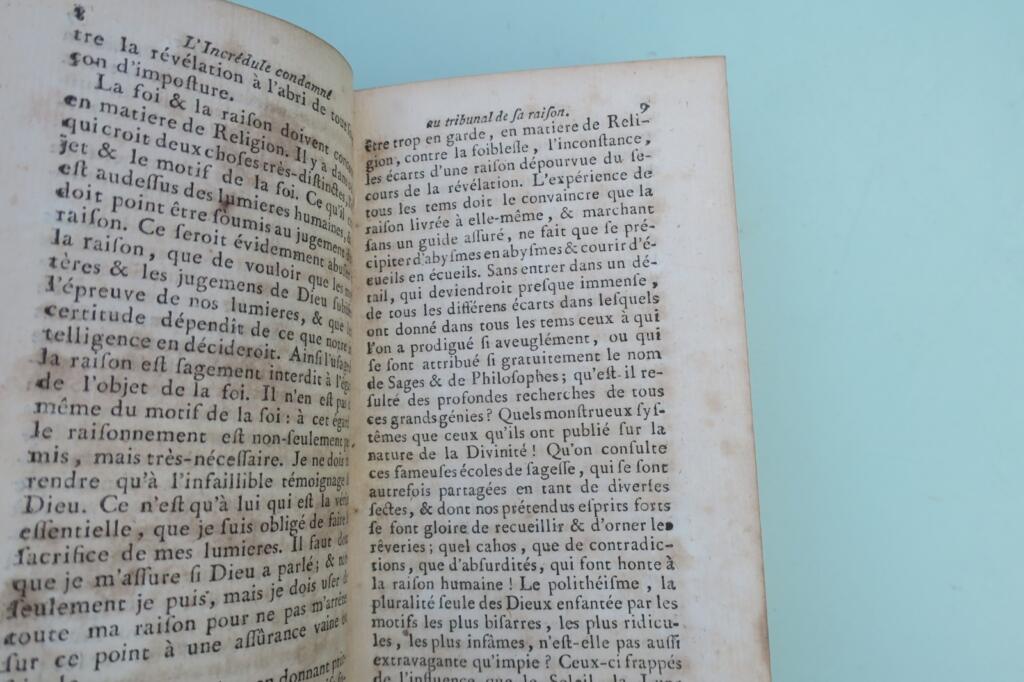 Philosophe moderne ou l’Incrédule condamné au tribunal de sa raison 1767