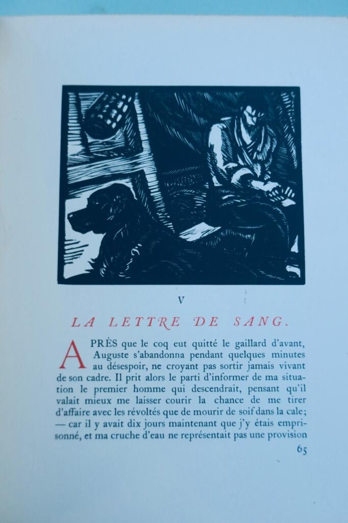 POE (Edgar Allan) Les Aventures d’Arthur Gordon Pym de Nantucket illustré Falké