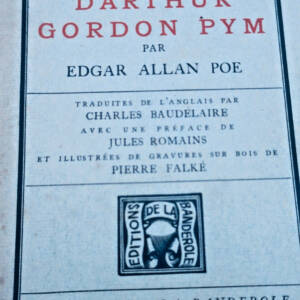 POE (Edgar Allan) Les Aventures d'Arthur Gordon Pym de Nantucket illustré Falké