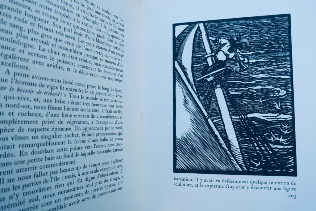 POE (Edgar Allan) Les Aventures d’Arthur Gordon Pym de Nantucket illustré Falké