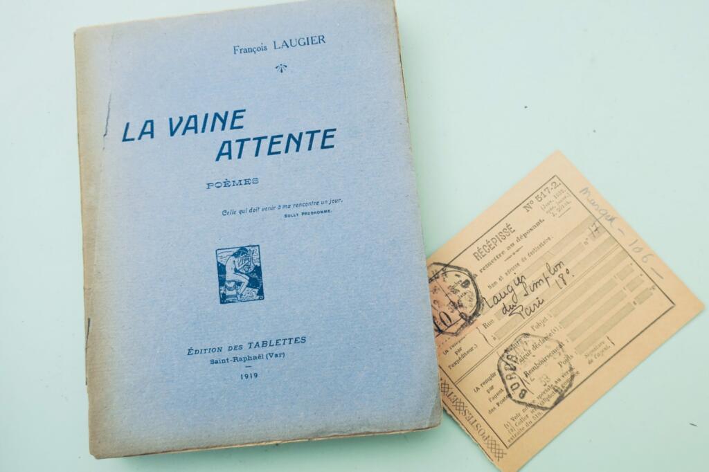 poèmes François Laugier la vaine attente 1919