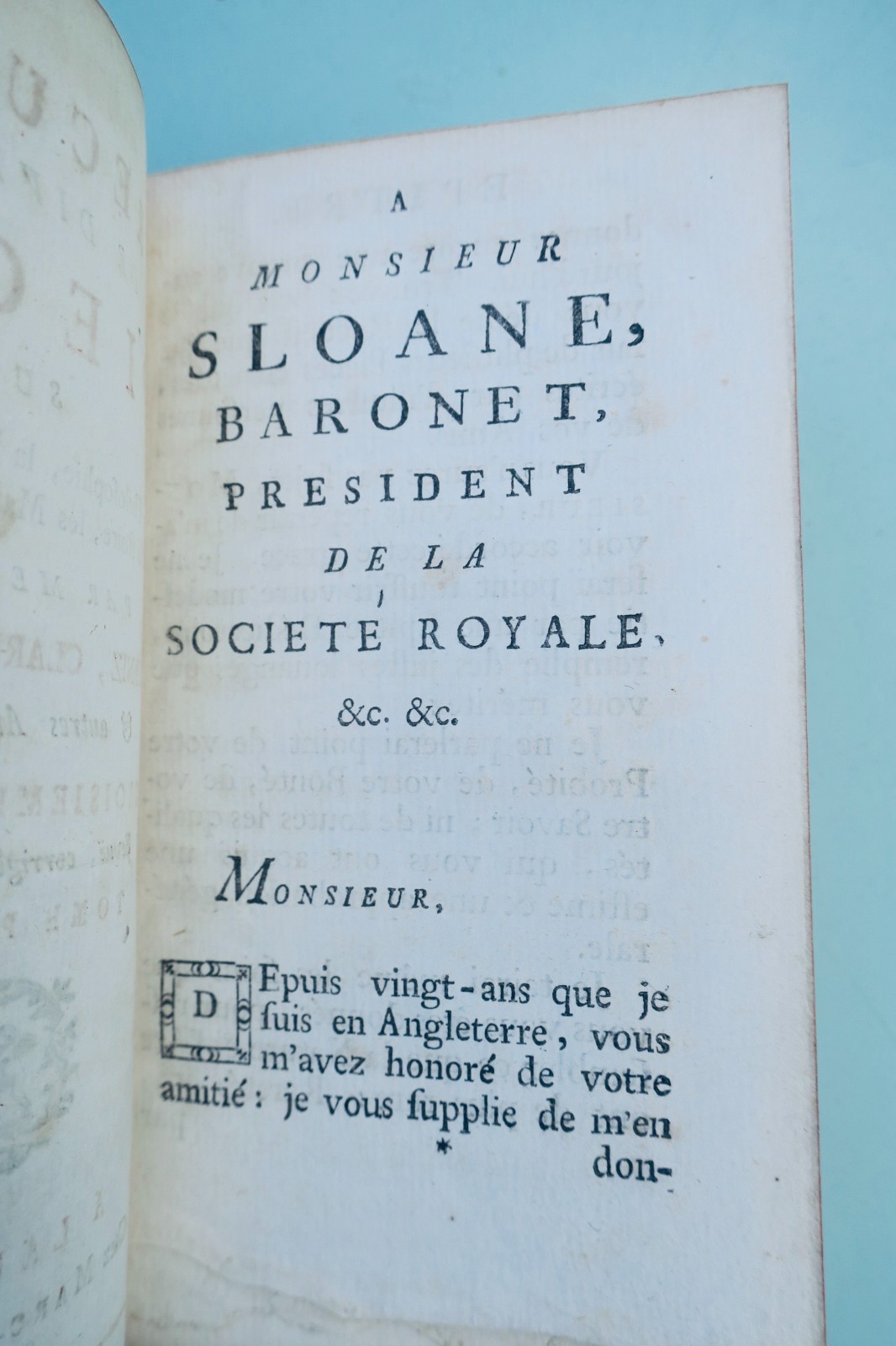 Recueil de diverses pièces, sur la Philosophie, la Religion Naturelle..1759 (livre ancien, vue 2 sur 9)