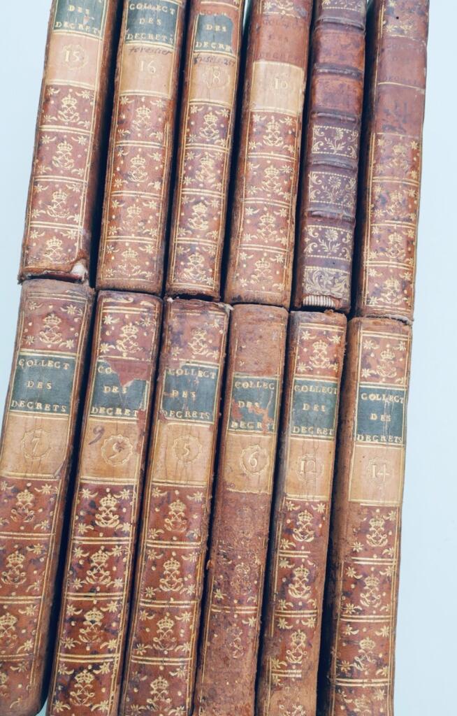 révolution Collection générale des décrets rendus par l’assemblée nationale 1790