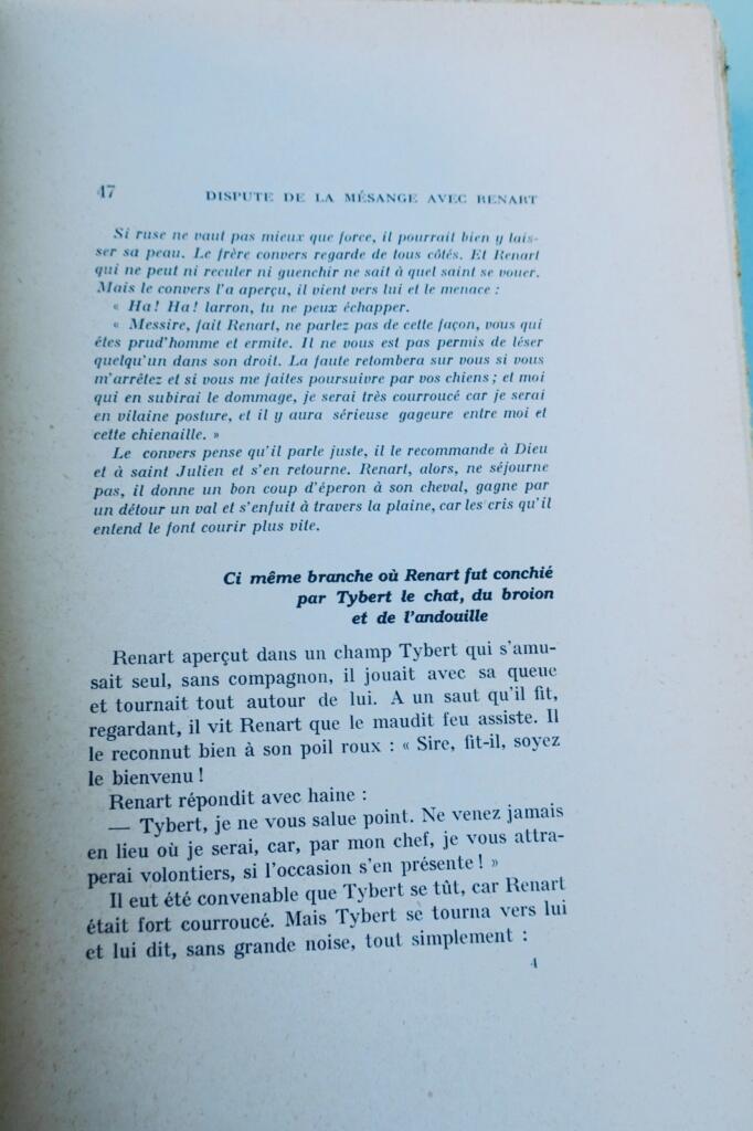 roman de Renart – Poème satirique du Moyen Age