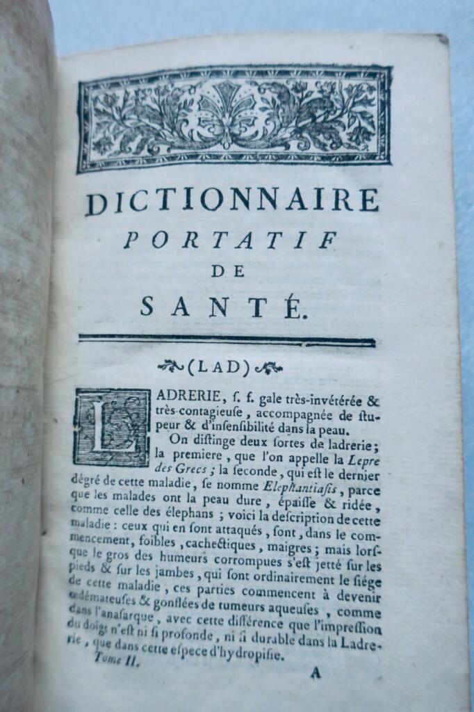 Gesundheit Handwörterbuch der Gesundheit 1761