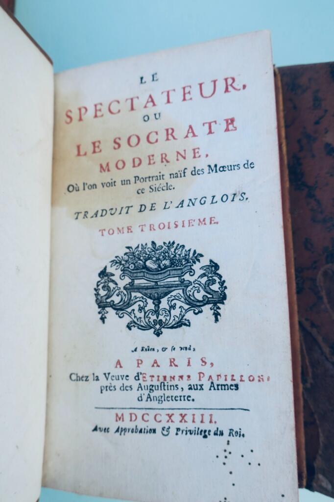 Spectator or the Modern Socrates, where one sees a naive portrait of the Manners of this