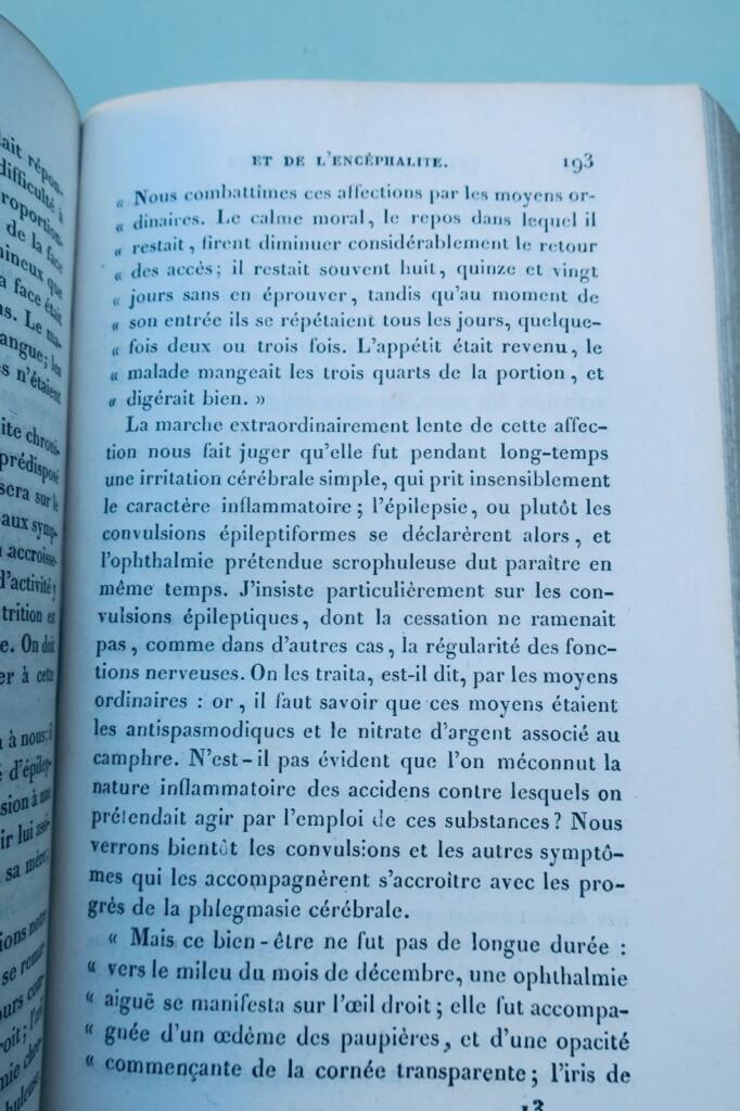 tête Traité des plaies de tête et de l'encéphalite VAL DE GRÂCE 1835