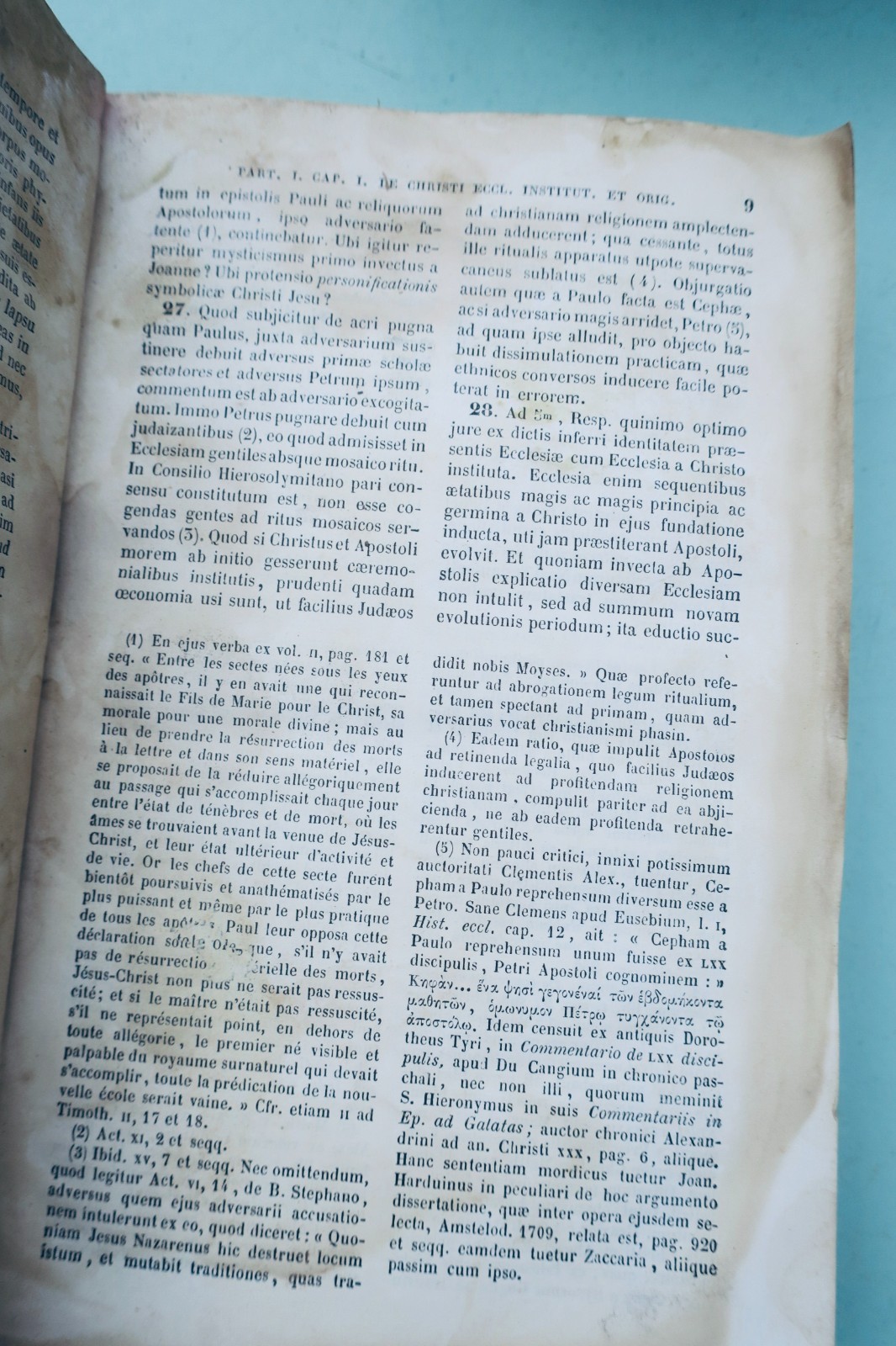 Theologische Vorlesungen PRAELECTIONES THEOLOGICAE, gehalten am Collegio Romano 1856