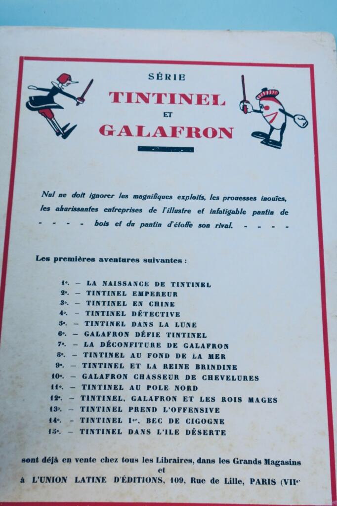 TINTINEL ET GALAFRON - Bartolozzi Salvador - Bibliothèque du Chaperon bleu