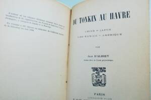 Albrey. Tonkin au Havre. Chine - Japon - Iles Hawaï - Amérique 1898<span Tonkin au Havre. Chine – Japon – Iles Hawaï – Amérique 1898</span></span>