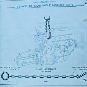 トラクション 前輪駆動4気筒修理図鑑 1954年❦ traction dictionnaire de réparation traction avant 4 cyl. 1954