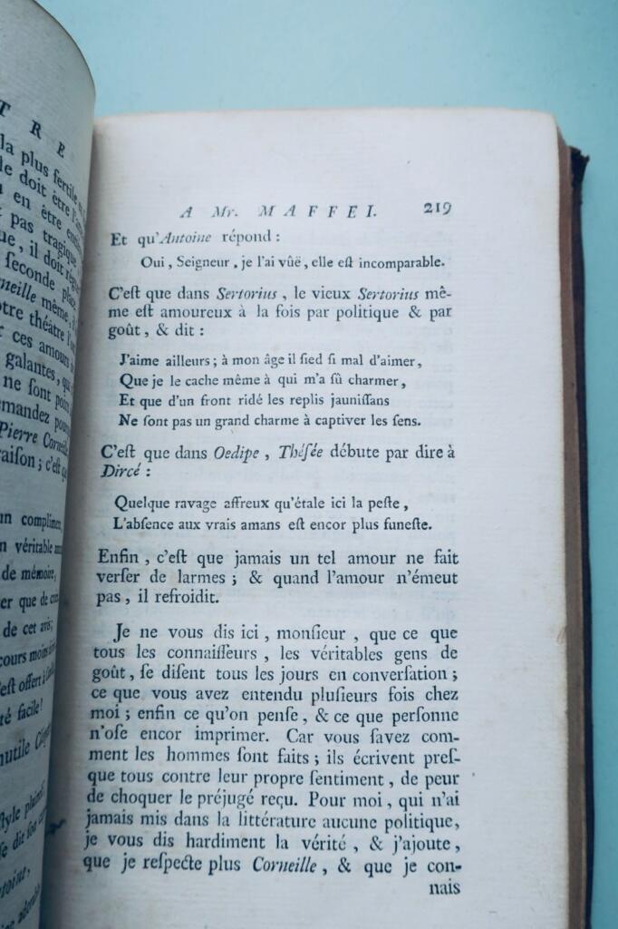 VOLTAIRE. Zayre, Tragedie , Merope, le fanatisme ou Mahomet, Samson 1764