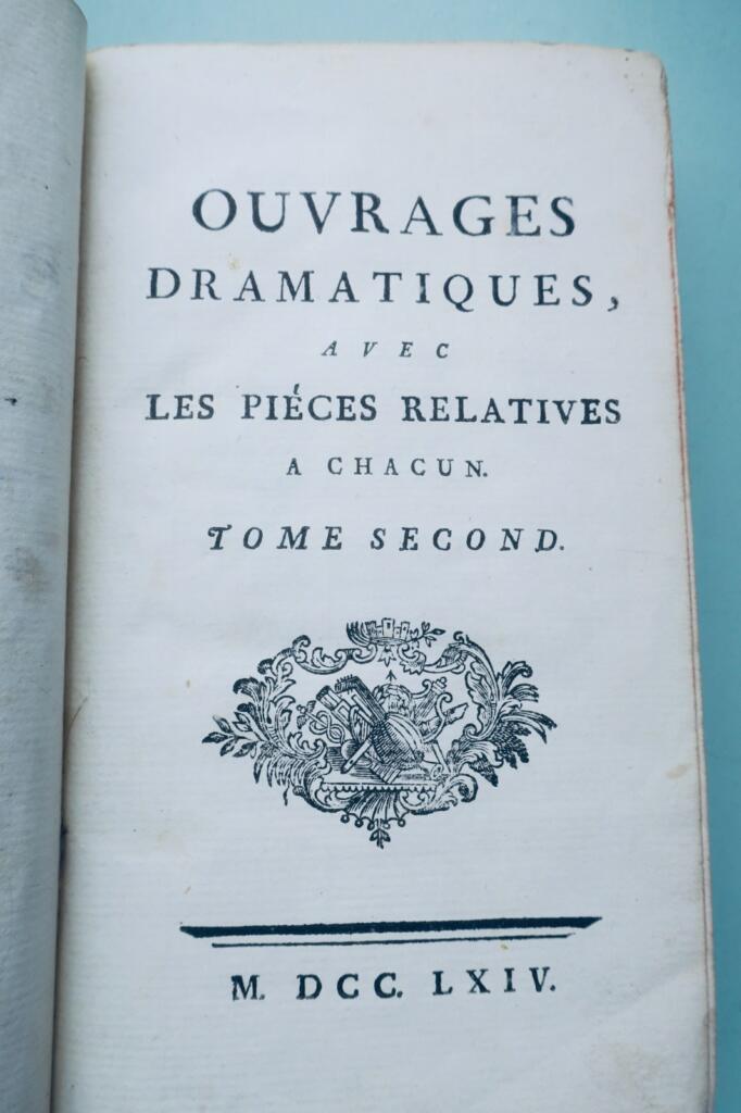 VOLTAIRE. Zayre, Tragedie , Merope, le fanatisme ou Mahomet, Samson 1764