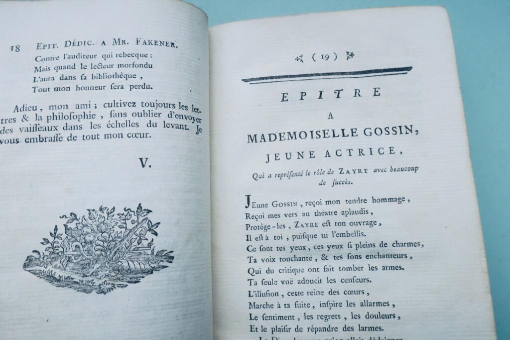 VOLTAIRE. Zayre, Tragedie , Merope, le fanatisme ou Mahomet, Samson 1764