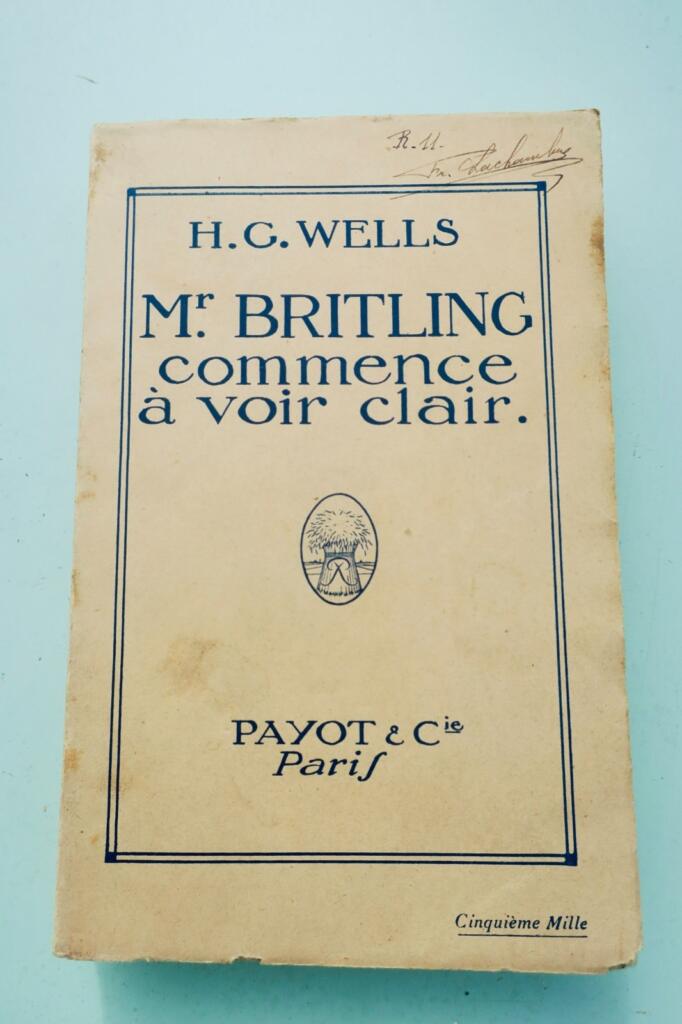 WELLS Mr. BRITLING COMMENCE A VOIR CLAIR 1917