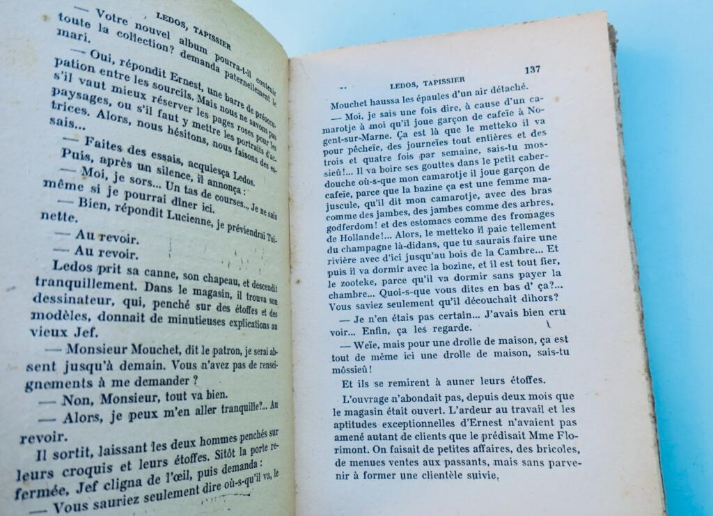 WILLY Ledos, Tapezierer