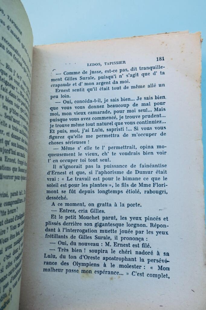 WILLY Ledos, Tapezierer