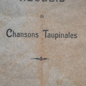 Recueil de chansons Taupinales Génie
