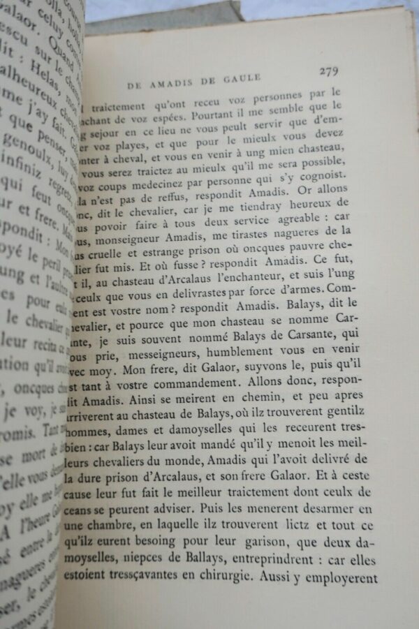 AMADIS de GAULE Le premier livre d'Amadis de Gaule – Image 4
