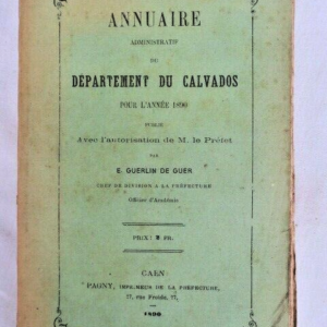 Annuaire administratif du département du Calvados (14) 1890