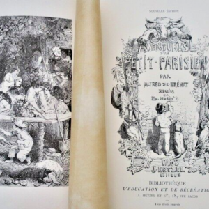BRÉHAT (Alfred de). AVENTURES D'UN PETIT PARISIEN. Dessins de Ed. MORIN HETZEL