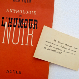BRETON, André. Anthologie de l'humour noir Sagittaire 1940