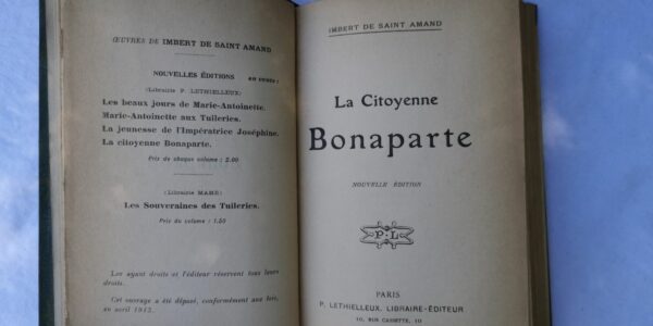 Bonaparte SAINT AMAND  La Citoyenne Bonaparte – Image 4