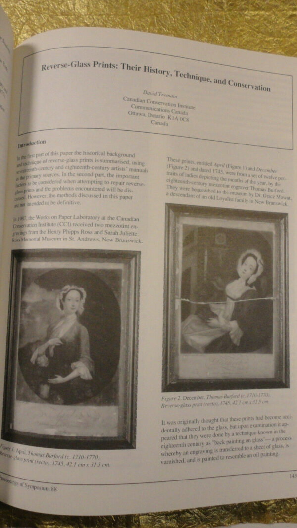 Burgess CONSERVATION OF HISTORIC AND ARTISTIC WORKS ON PAPER – Image 4