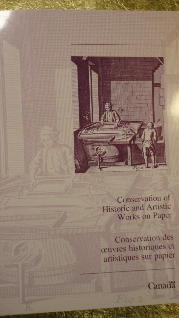 Burgess CONSERVATION OF HISTORIC AND ARTISTIC WORKS ON PAPER