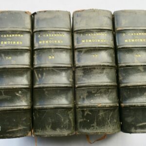 Casanova SEINGALT MEMOIRES DE J. CASANOVA DE SEINGALT