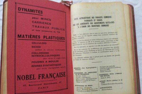 Chimie Annuaire Union des Industries Chimiques 1930-1939 – Image 13