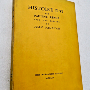 Curiosa REAGE (Pauline) Histoire d'O 1963