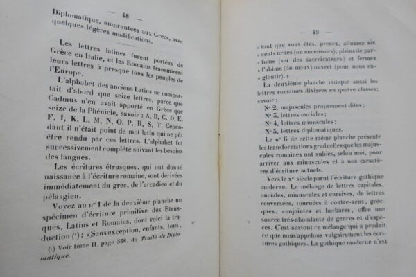 Ecriture HISTORIQUE DE L'ART D'ECRIRE 1857 – Image 8