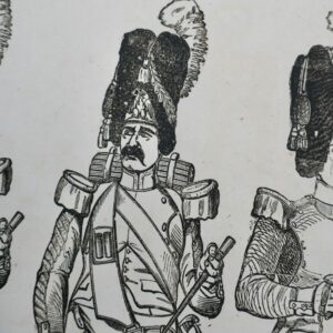 Gravure sur acier GARDE IMPERIALE 43 x 34 cm